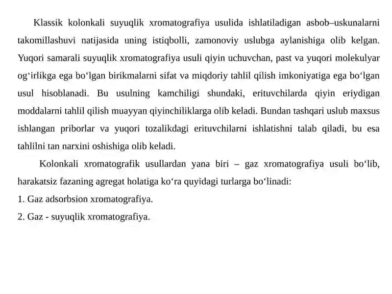 Gaz-suyuqlikxromatografiyasi 3