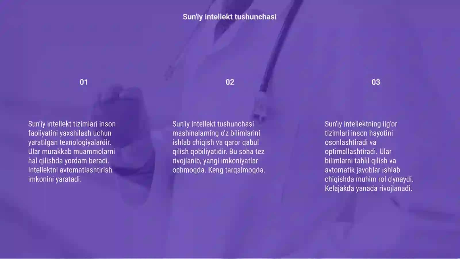 Sun'iy intellekt tizimlari 3