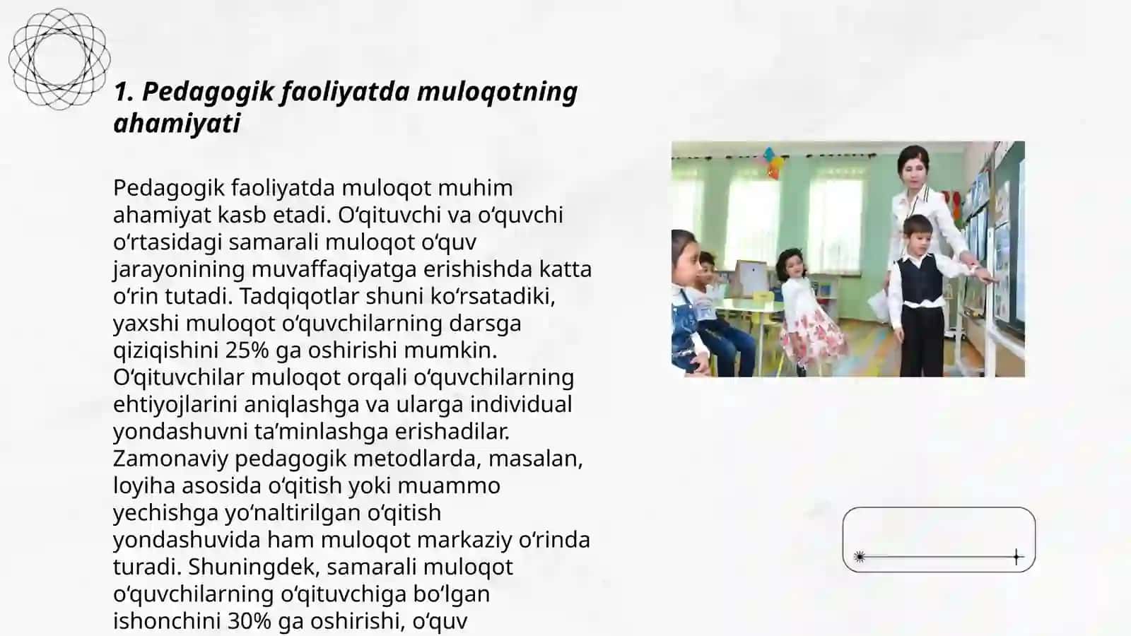 Pedagogik faoliyatda muloqot 3