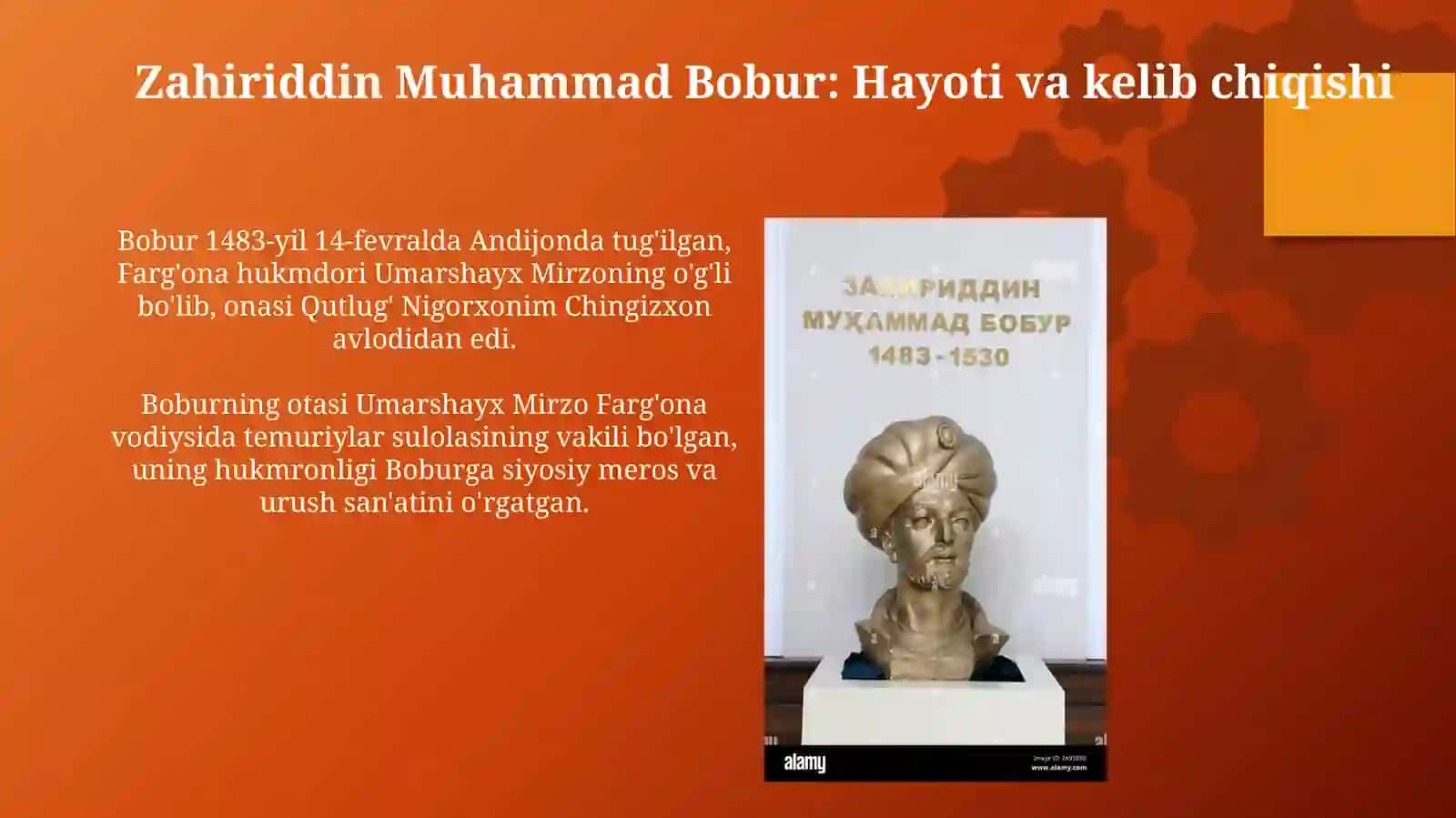 Zahiriddin Muhammad Bobur: Hayoti va kelib chiqishi 3