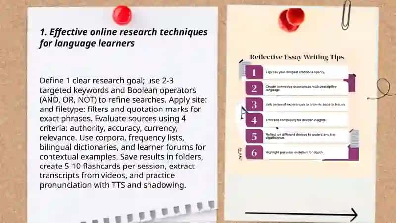Effective online research techniques for language learners 3