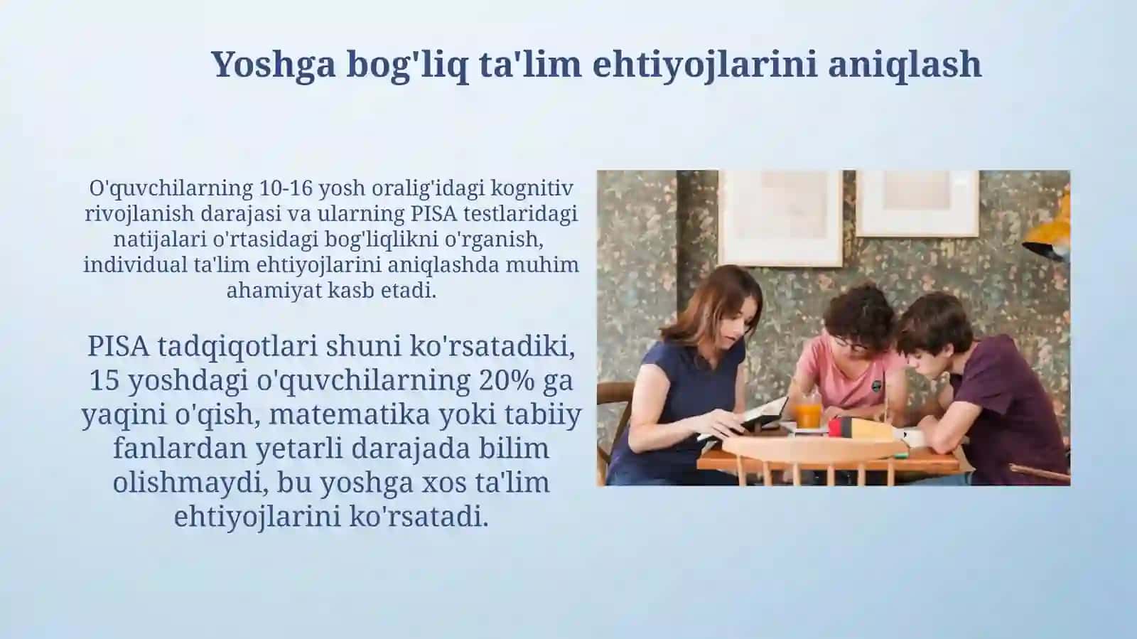 PISA Dasturi Tadqiqotlari 3