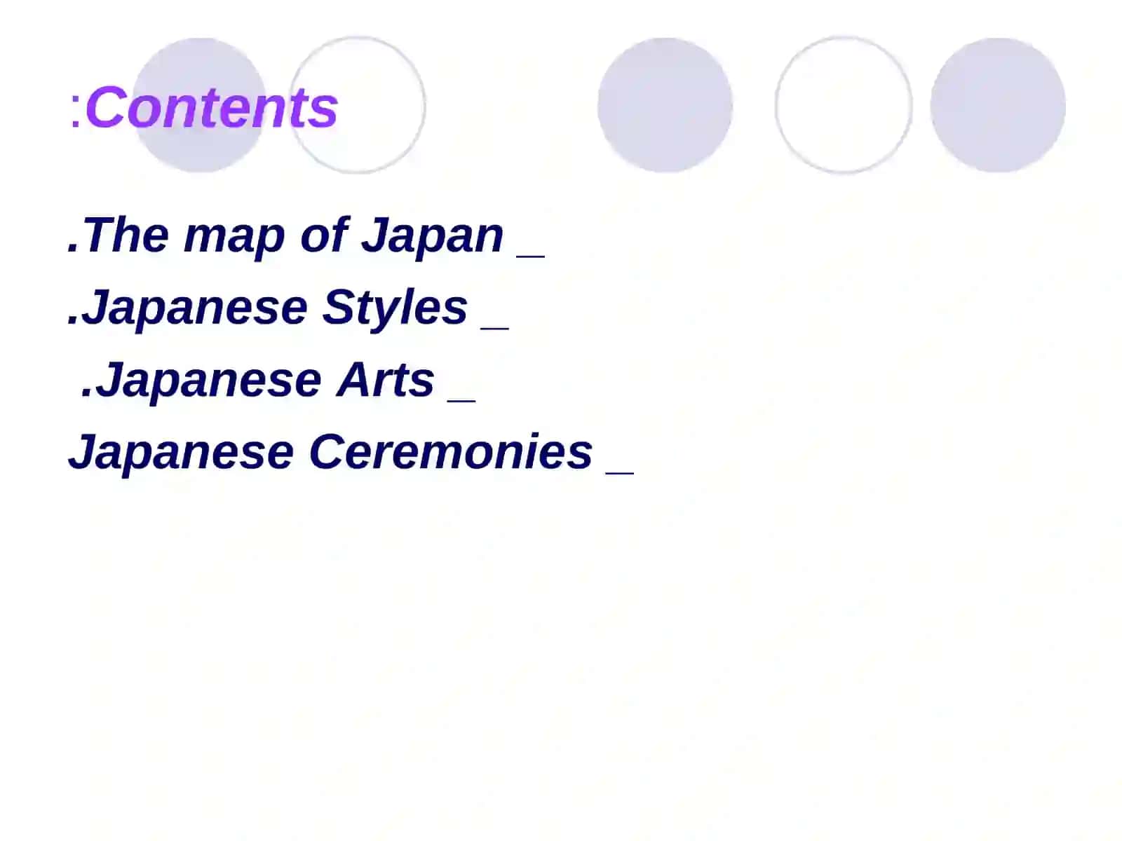 Culture of Japan 3