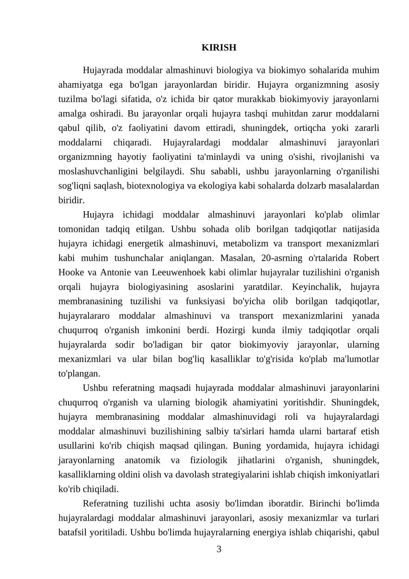 Hujayrada moddalar almashinuvi 3