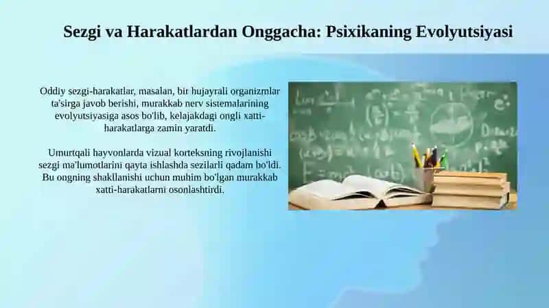 Filogenetik psixikaning taraqqiyoti 3