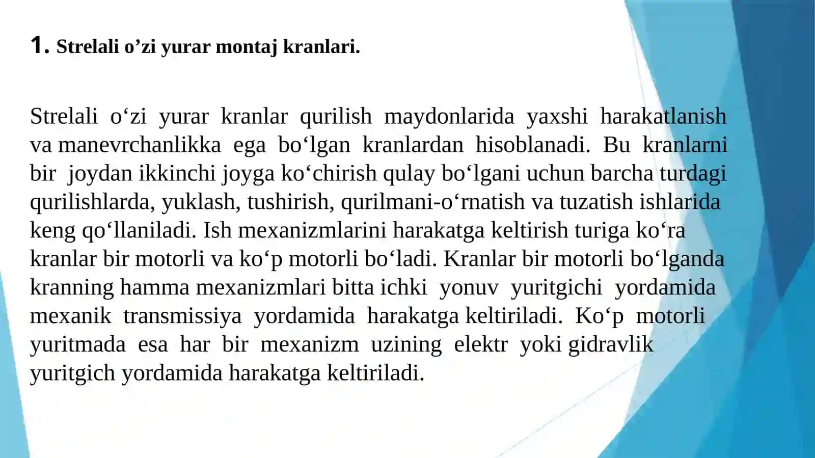 Strelalio’ziyu ramontaj kranlari 3