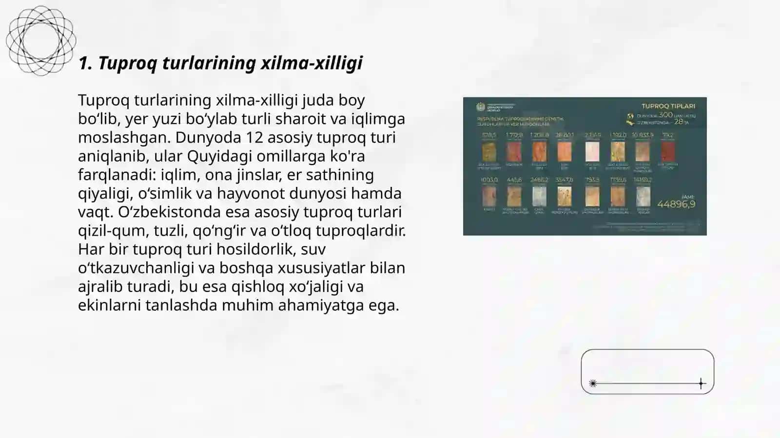Tuproq turlarining xilma-xilligi 3