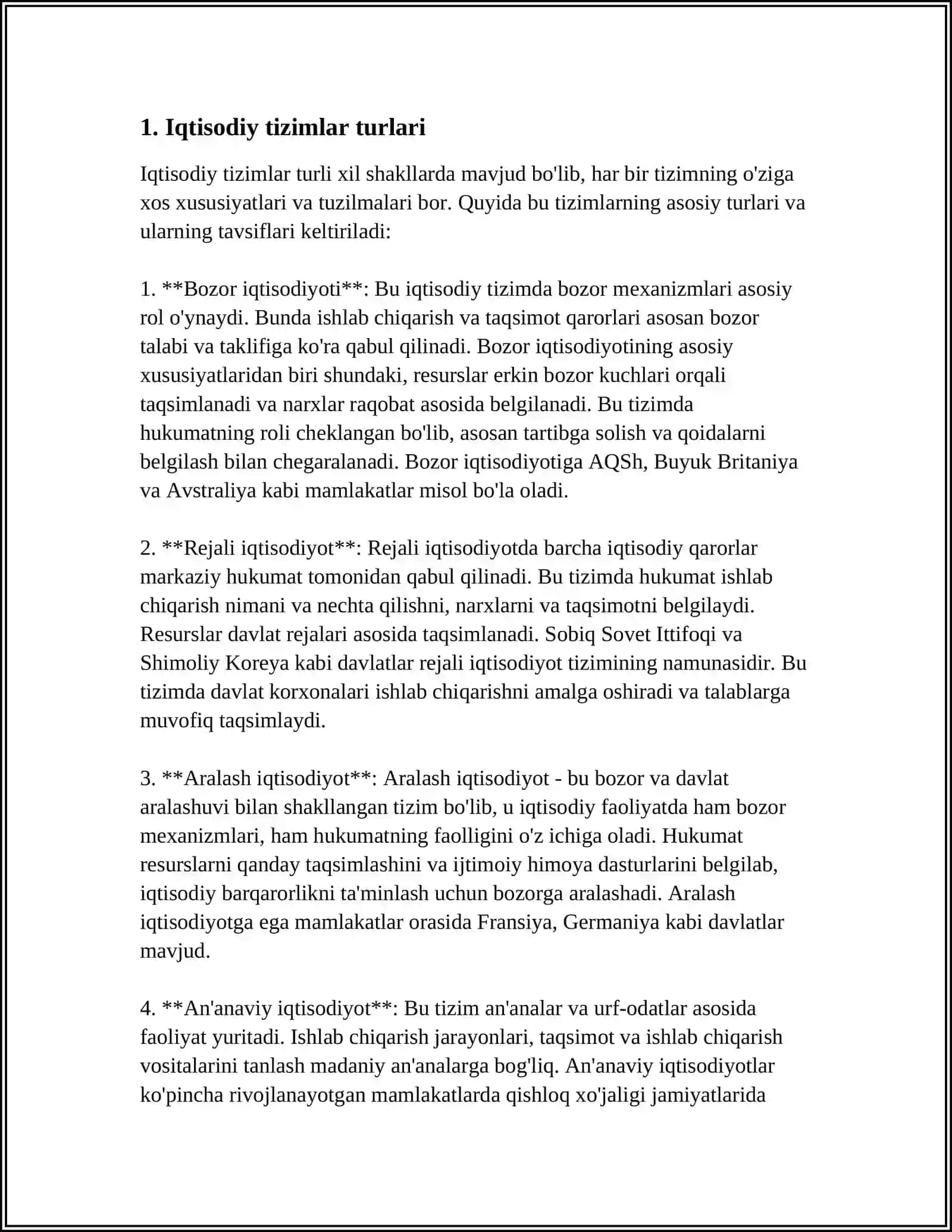 Bozor iqtisodiyoti 3