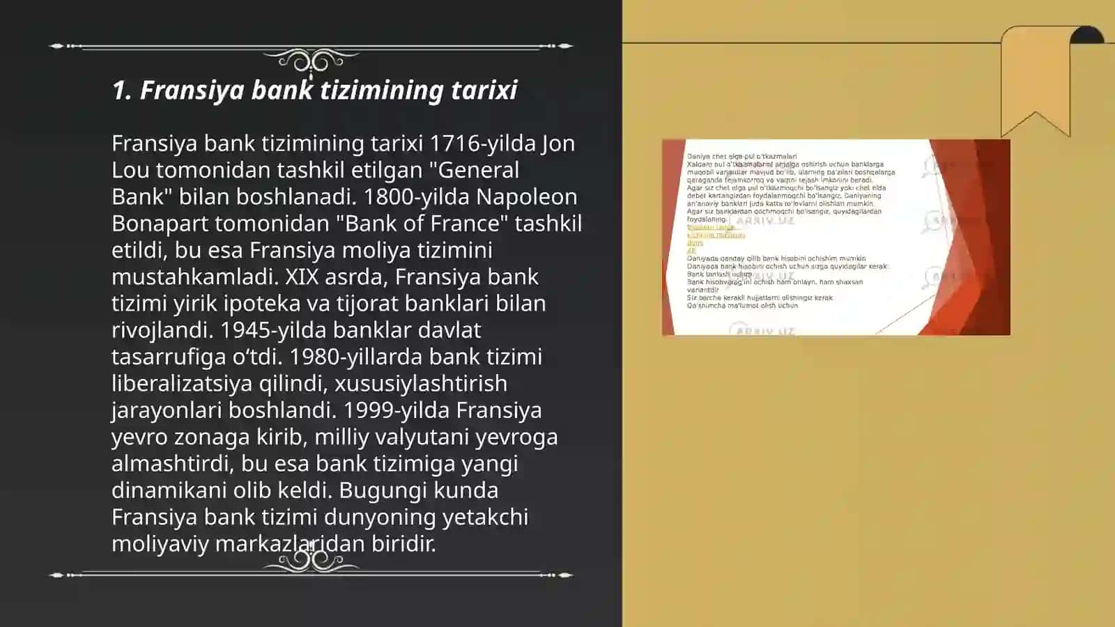 Fransiyaning bank tizimi 3
