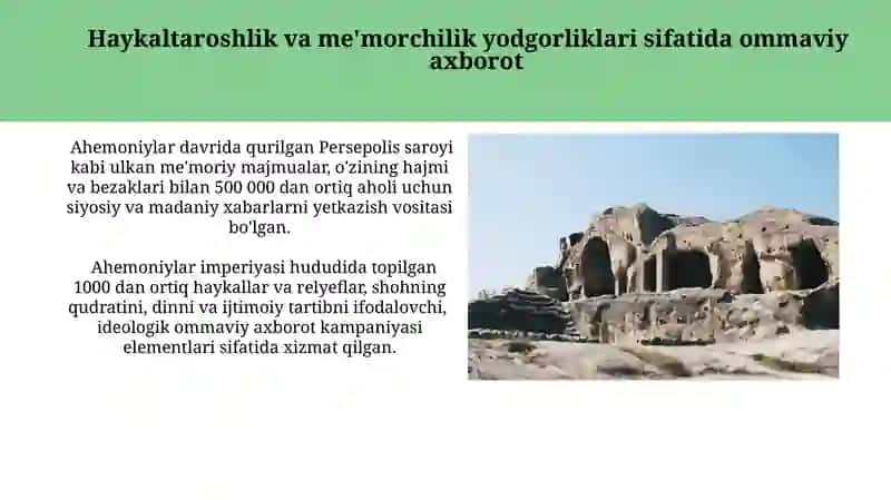 Qadimgi Midiya. Ahamoniylar davrida Eron sivilizatsiyasi 3