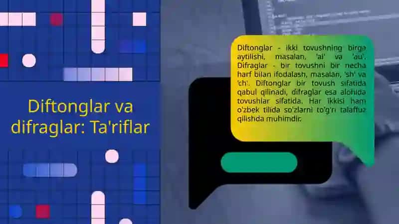 Diftonglar va Difraglar 3