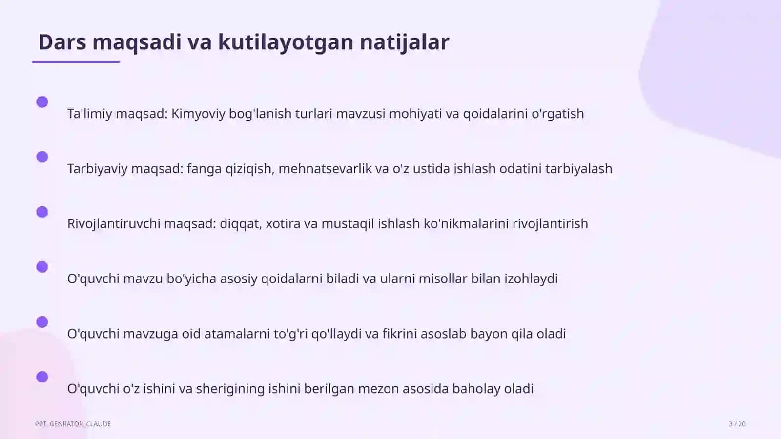 Kimyoviy bog'lanish turlari (8-sinf) 3