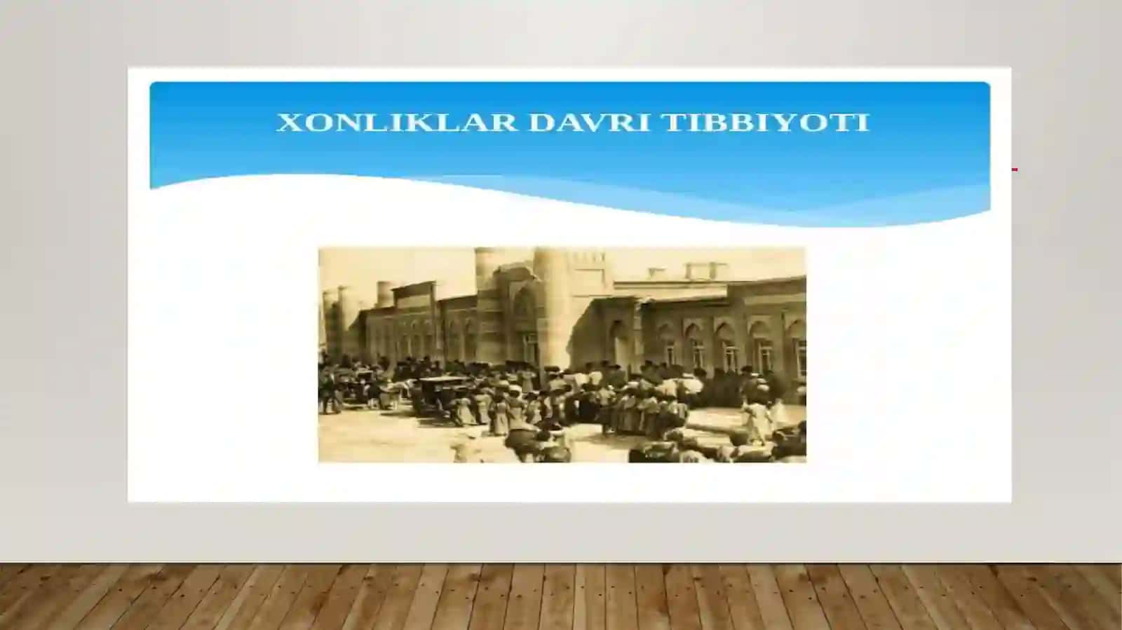 So'nggio'zbekxonliklaridavritibbiyotivauningo'zigaxostomonlari 3