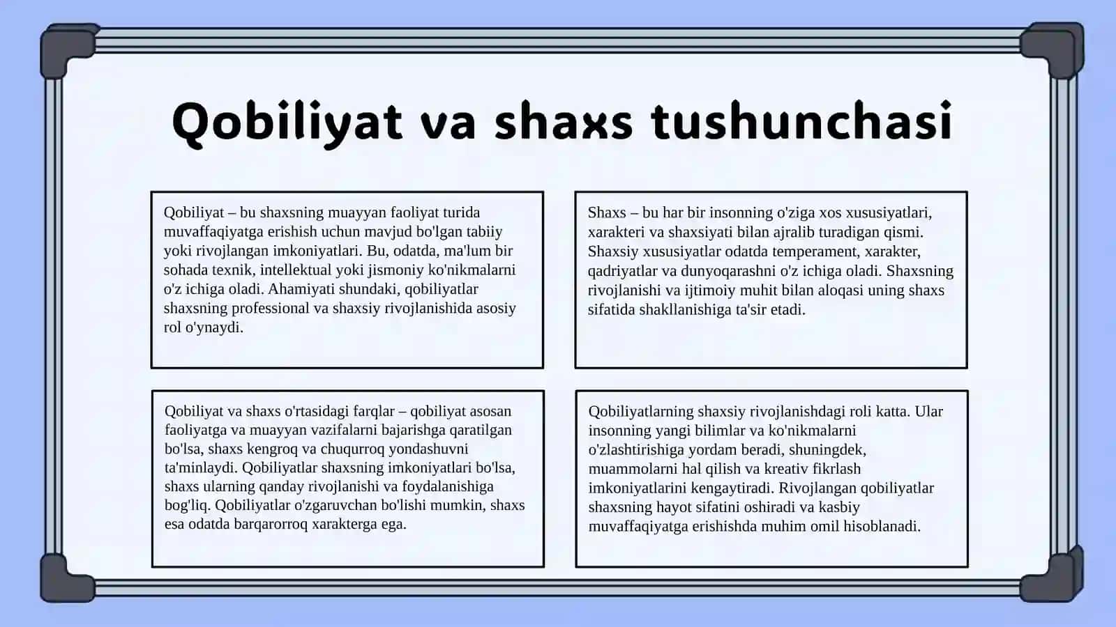 Qobiliyatlar va shaxsning kasbiy shakllanishi 3