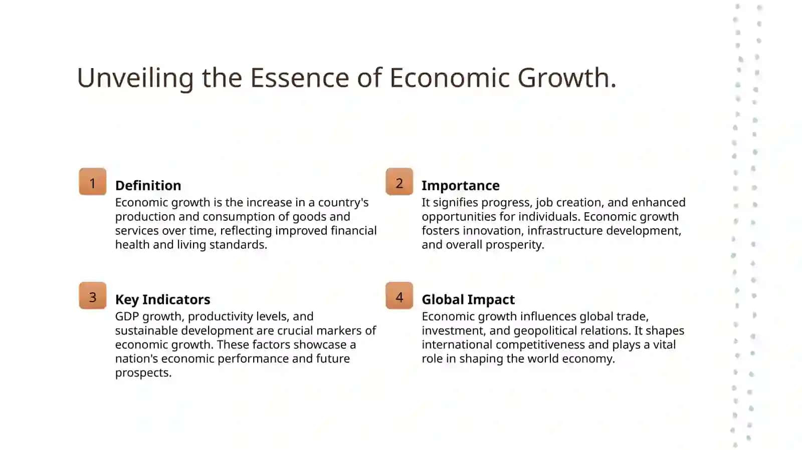 What’s the economic growth 3