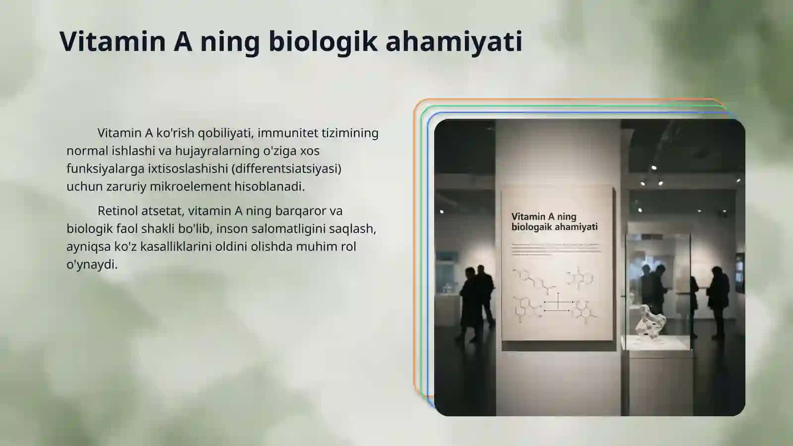 Vitamin A retinol atsetat olish texnologiyasi 3