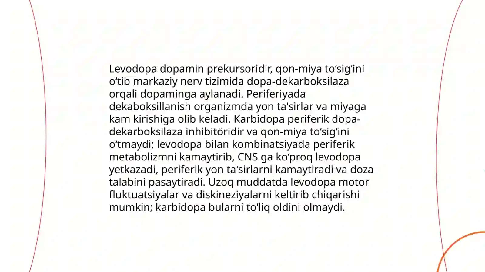 Parkinsonizmga qarshi moddalar 3