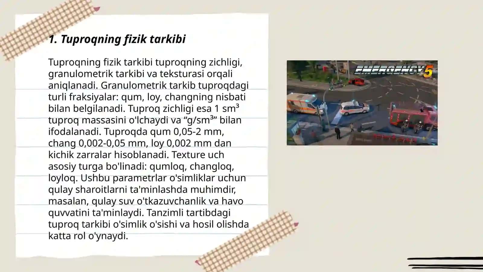 Tuproqning fizik tarkibi 3