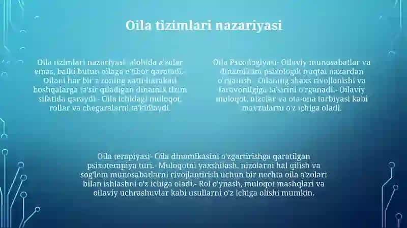 Oila Psixologiyasi 3