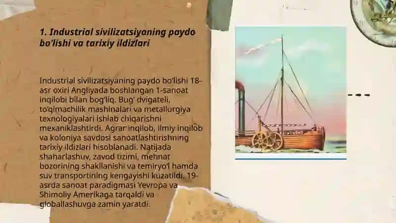 Industrial sivilizatsiyaning qaror topishi 3