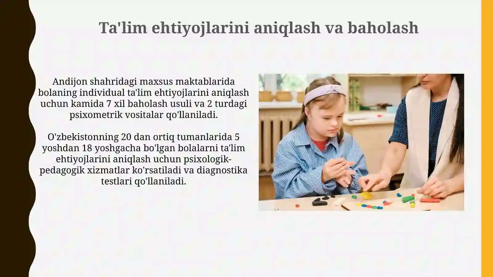 Alohida ta'lim ehiyojlariga ega bolalarning ta'limmarshrutiningmodeli 3