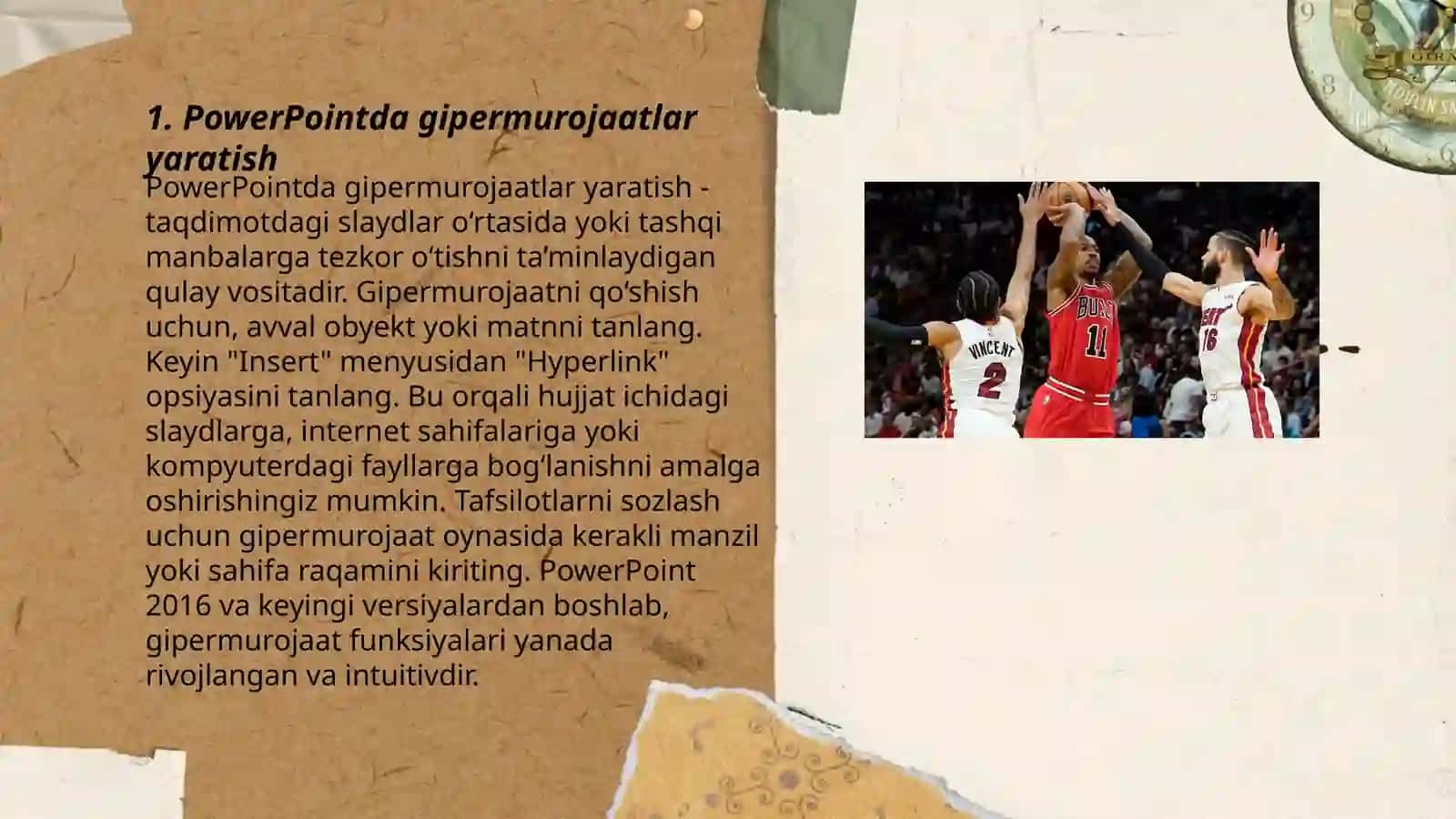 PowerPointda gipermurojaatlar yaratish 3