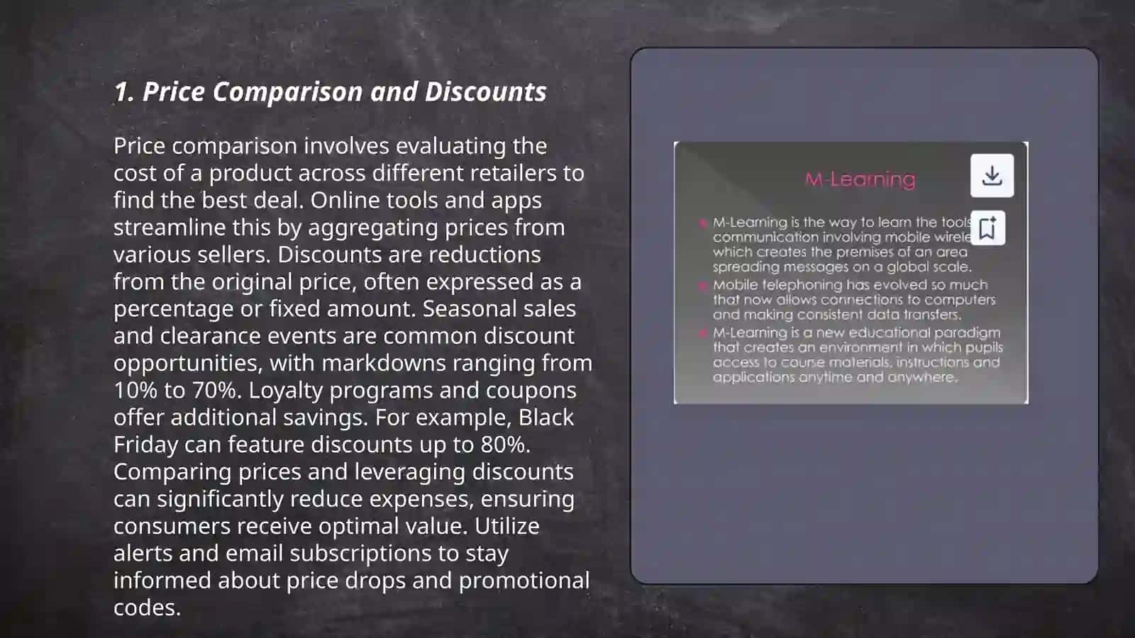 Price Comparison and Discounts 3