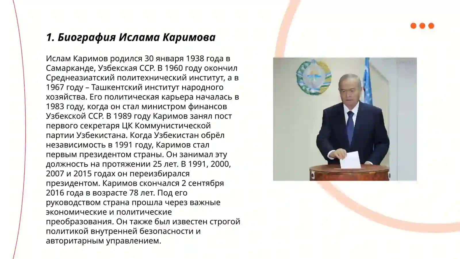 Ислам Каримов 3