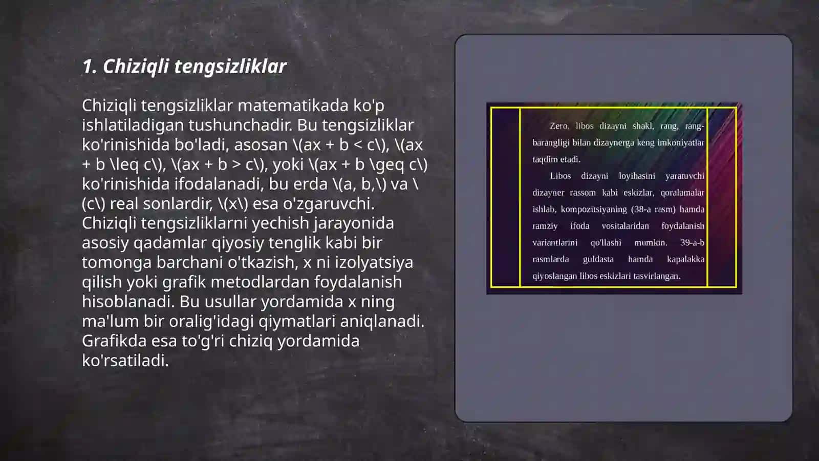 Chiziqli Tengsizliklar 3