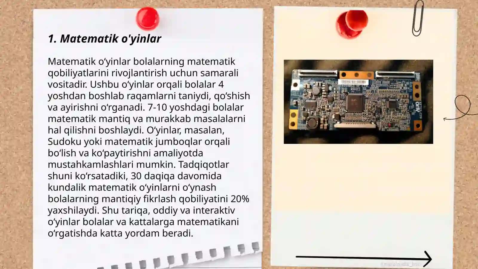 Matematik o'yinlar 3