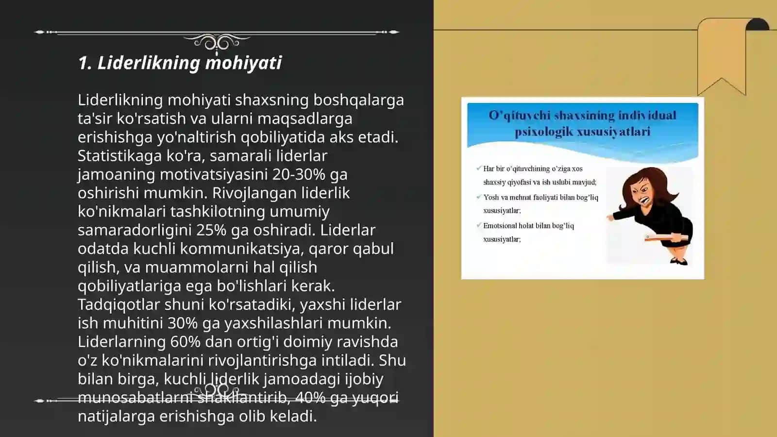 Lederlikning psixologik xususiyatlari 3