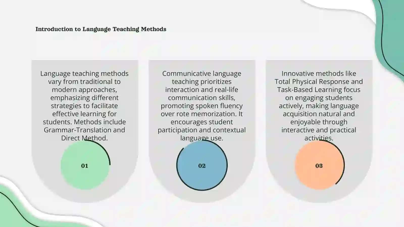 Methods of Teaching a Foreign Language 3