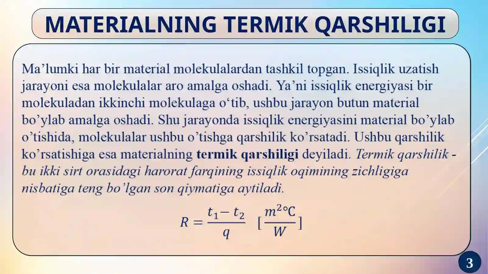 Murakkab Issiqlik Almashinuvi 3