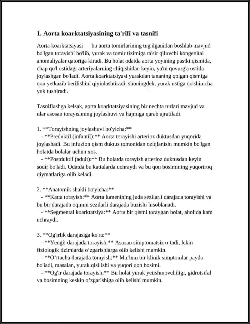 Aorta koarktatsiyasi 3