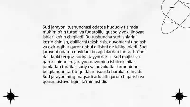 Sud jarayoni tushunchasi 3