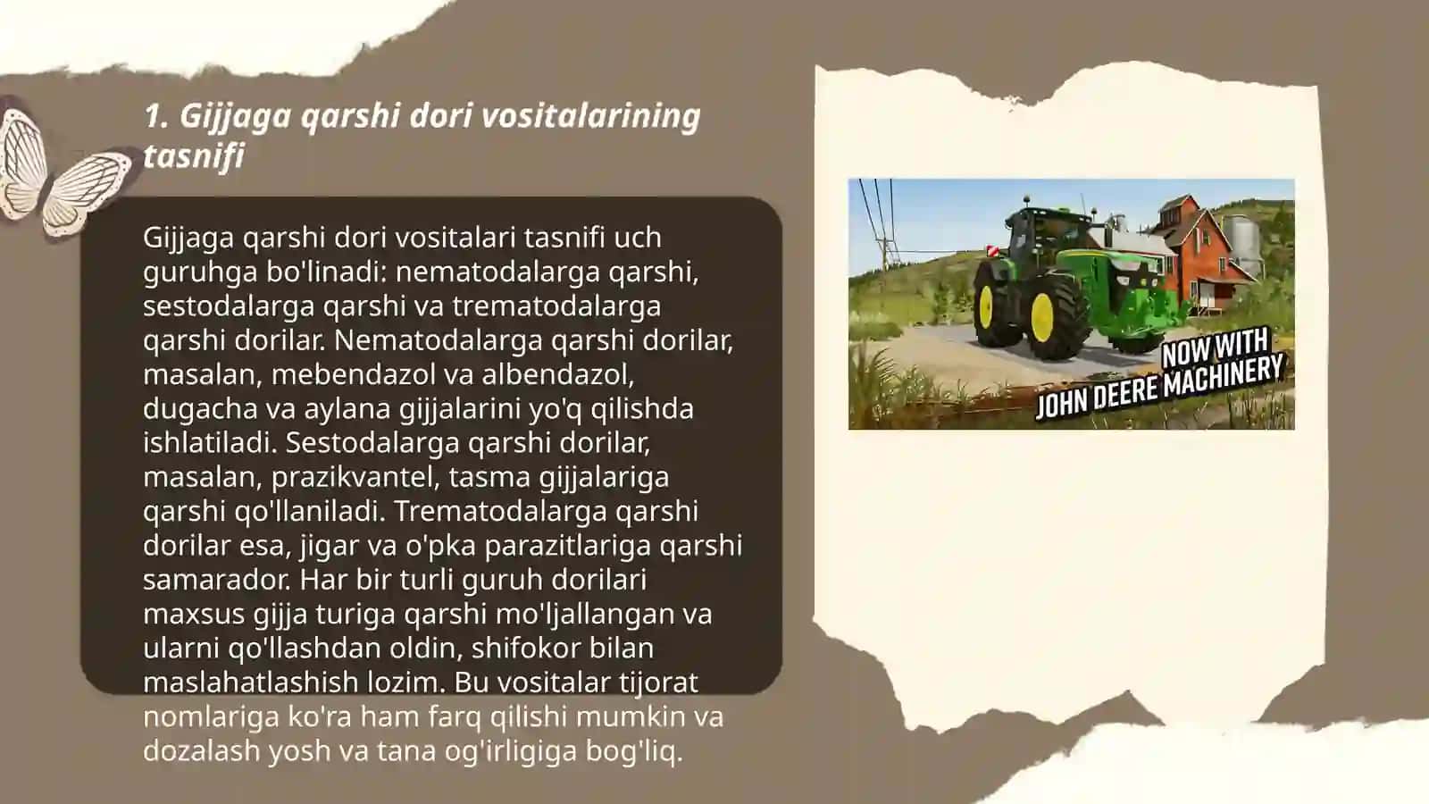 Gijjaga qarshi vositalar 3