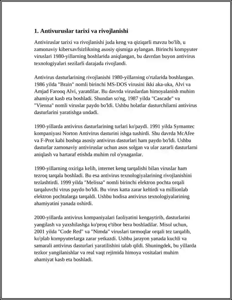 ANTIVIRUS DASTURLARI 3