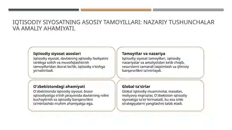 Iqtisodiy siyosat asoslari va tarkibi 3