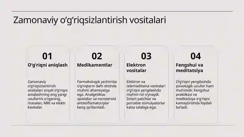 Zamonaviy oʻgʻriqsizlantirish asboblari 3