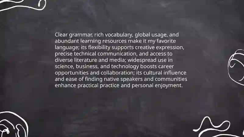 Your favorite language 3