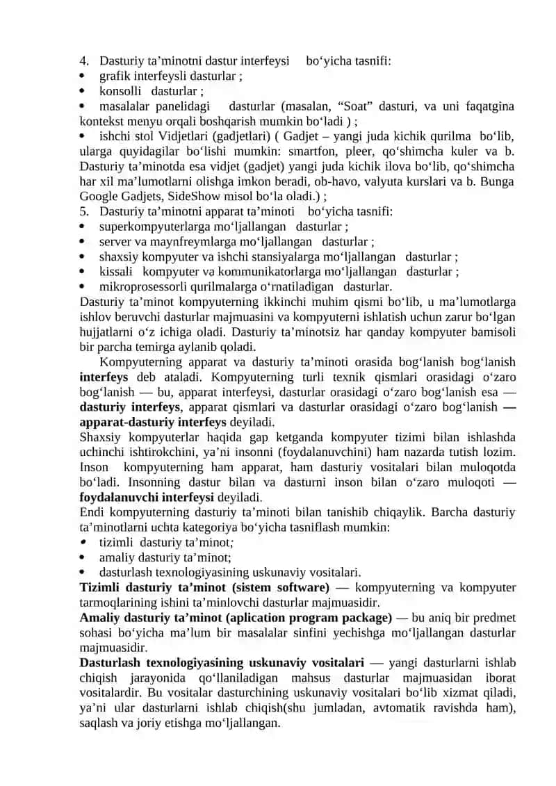 Dasturiy ta’minot va uning rivojlanish tendensiyalari 3