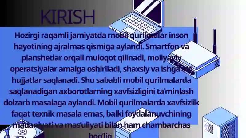 MOBIL QURILMALARDA XAVFSIZLIK 3