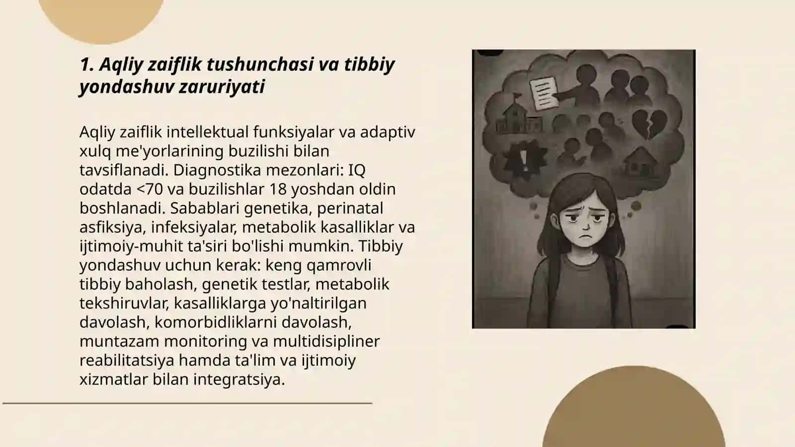 Aqliy zaiflikda tibiy yondashuv ahamiyati 3