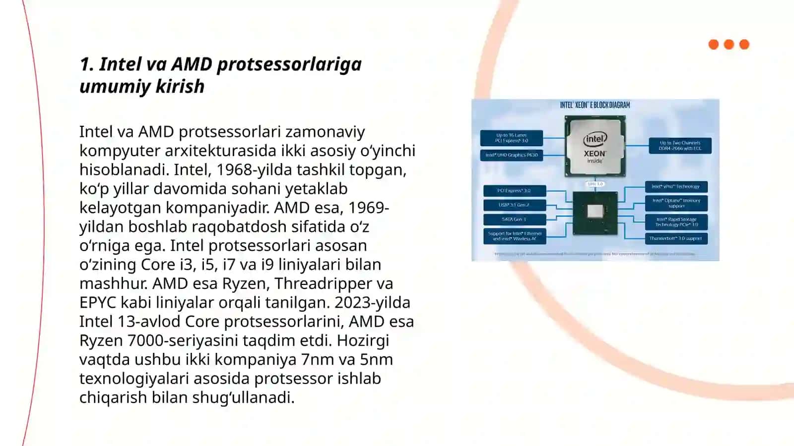 Intel va AMD protsessorlari, pentium sinfi protsessorlari 3