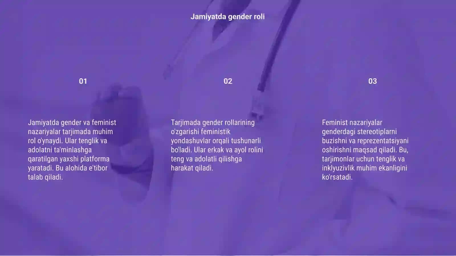 Gender and feminist perspectives in translation 3