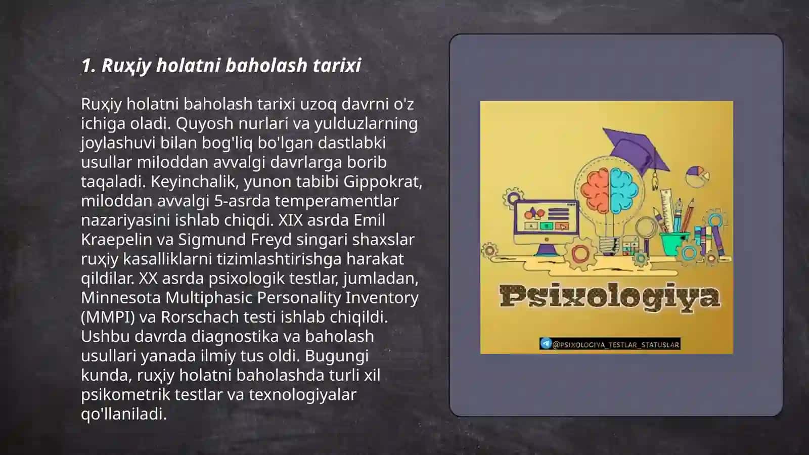 Psixologik testlar tarixi 3