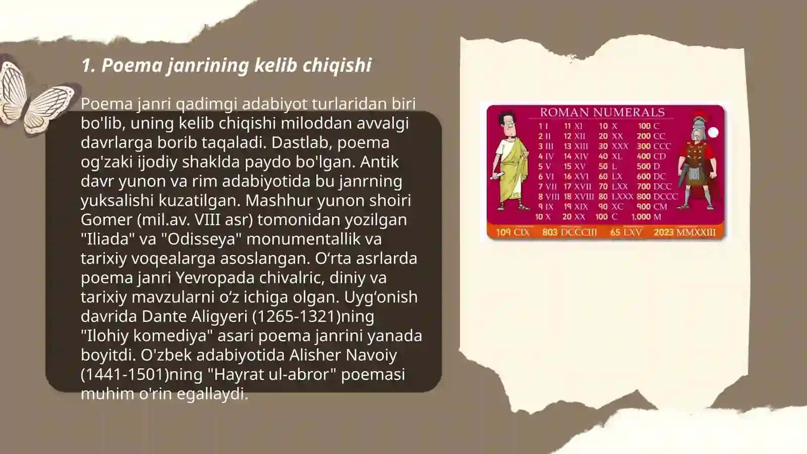 Poema va roman epopeyasi 3