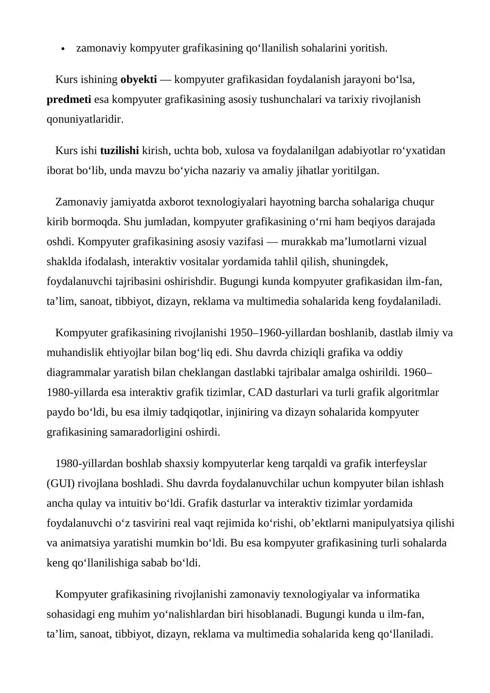 Kompyuter grafikasi nazariy 3