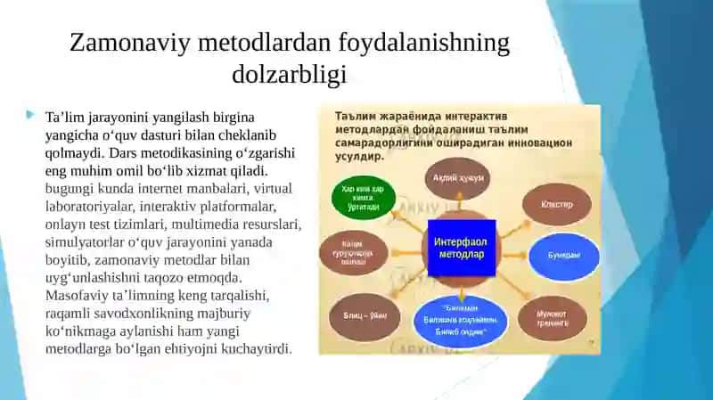 Informatika va axborot texnologiyalari fanini o‘qitishda zamonaviy metodlar 3