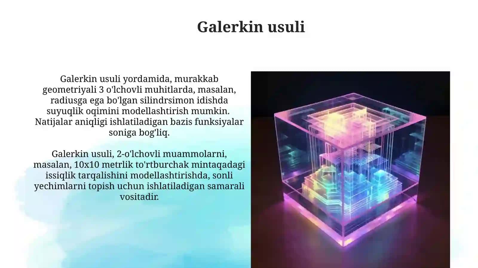 Tarqalgan Parametrli Sistemalar Modellarning Numerik Simulyatsiyasi 3